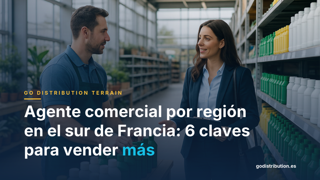 Agente comercial por región en el sur de Francia: 6 claves para vender más